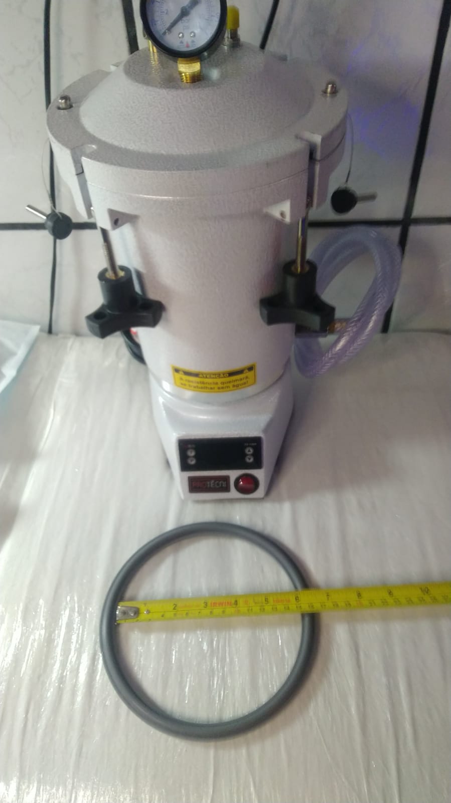 BORRACHA VEDAÇAO PANELA ELETRICA N.2 PROTECNI- GDE SILICONE CINZA -"T"rp -A