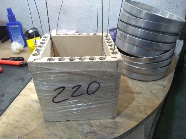 MUFLA RESISTENCIA 220V FORNO MILLENIUM VRC OU BRAVAC- "T"rp+OK A