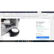 FORNO VERTICAL ACCURE FV 1000 110/220V - semi-novo garantia 3 meses