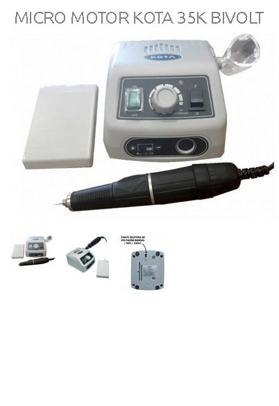 MICRO MOTOR 35K  DE BANCADA  -nfe-Ok! "T"+